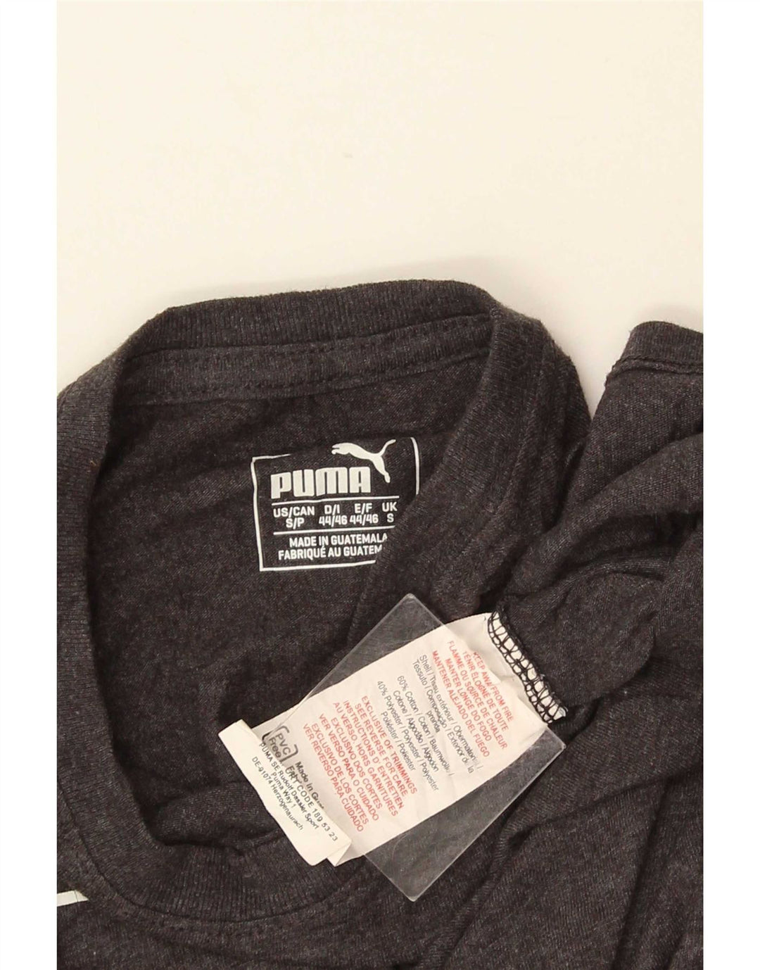 Ανδρικό γραφικό μπλουζάκι Puma Μικρό βαμβακερό γκρι