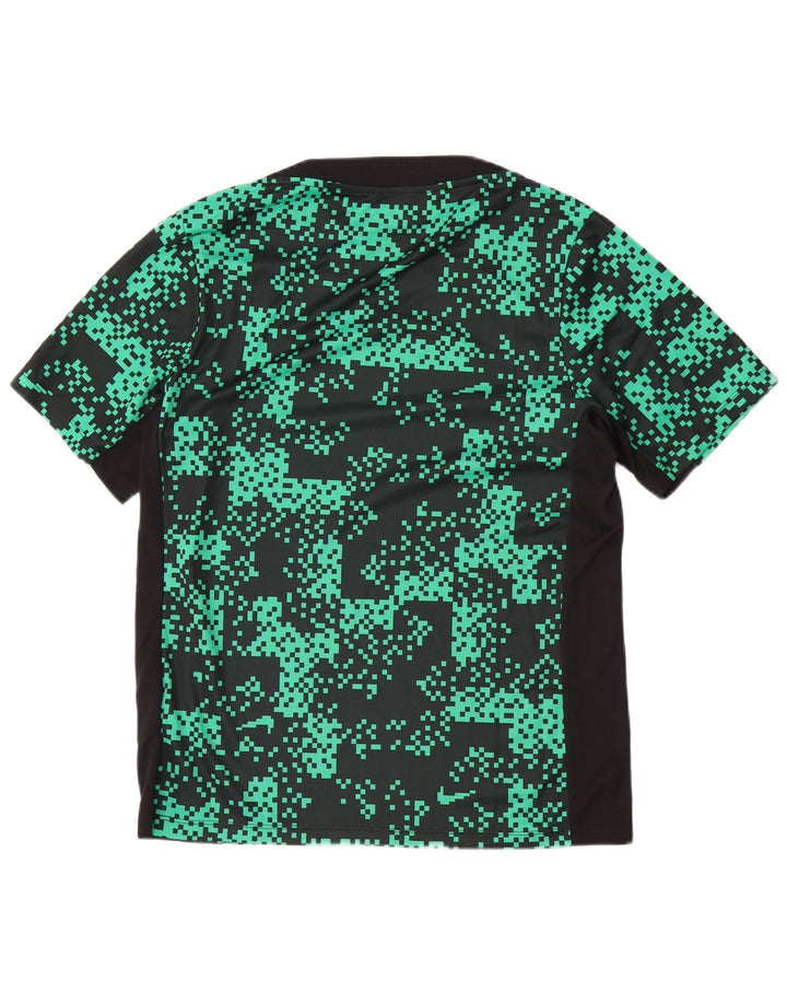 Ανδρικό μπλουζάκι Nike Dri Fit Abstract Pattern T-shirt με μεσαίο πράσινο πολυεστέρα