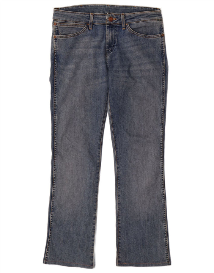WRANGLER Womens Iris Bootcut Jeans W29 L29 Blue Cotton