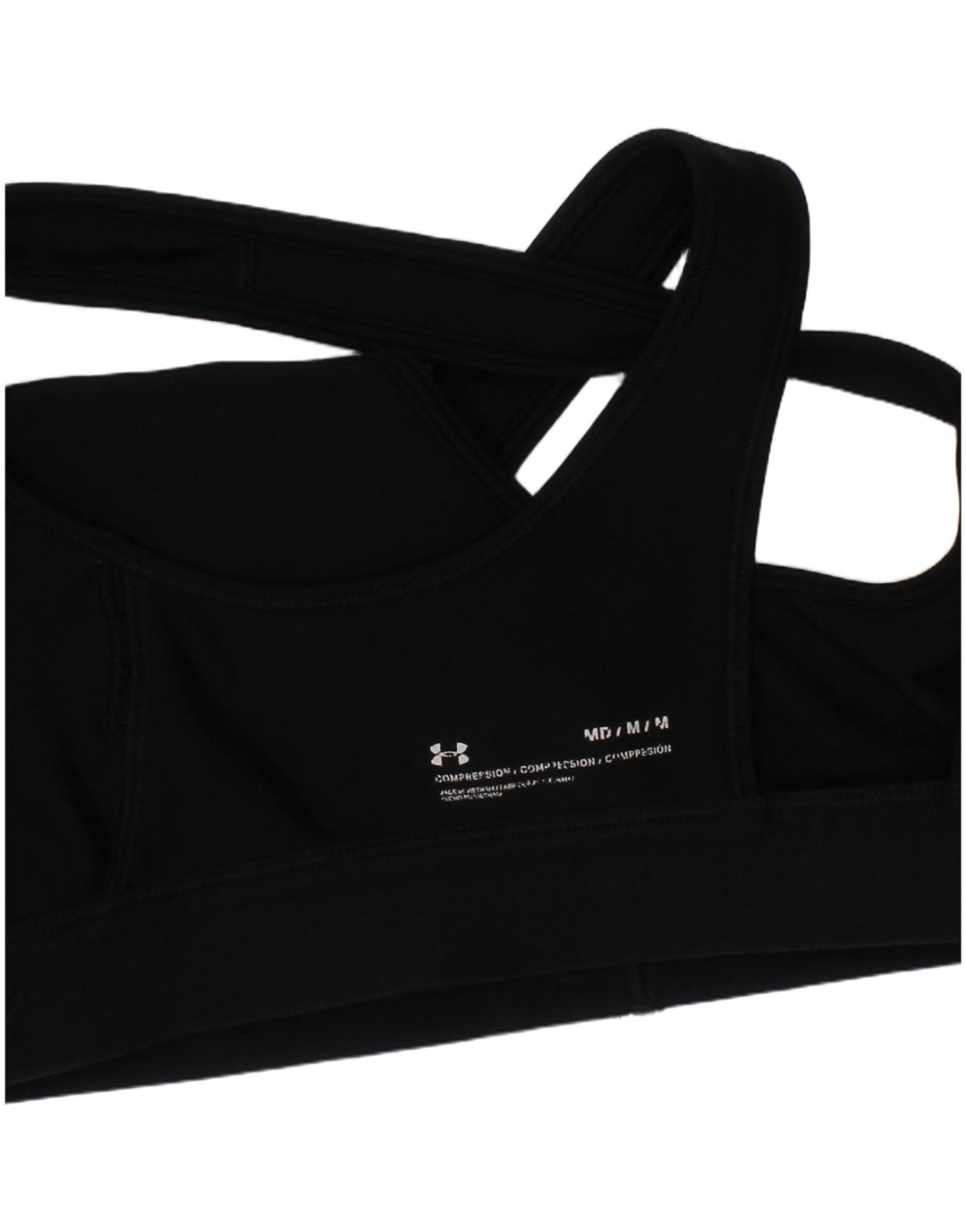 Γυναικείο αθλητικό σουτιέν Under Armour Compression Graphic Top Medium Black Sports