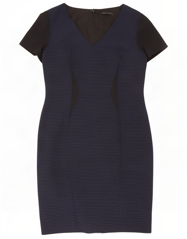 Γυναικείο φόρεμα με θήκη Marks & Spencer UK 14 Medium Navy Blue Colourblock