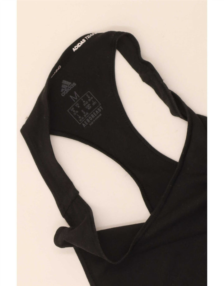 Adidas Womens Aeroready Vest Top UK 12/14 Medium Black