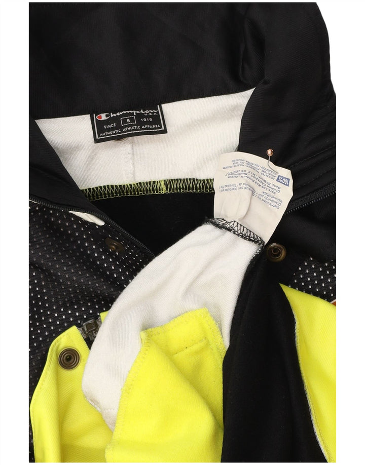 CHAMPION Ανδρική φόρμα γυμναστικής με γραφικά, μπουφάν με μικρό μαύρο χρώμα