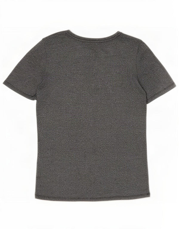 Zara Γυναικείο T-Shirt Trafaluc Top UK 12 Medium Grey Flecked
