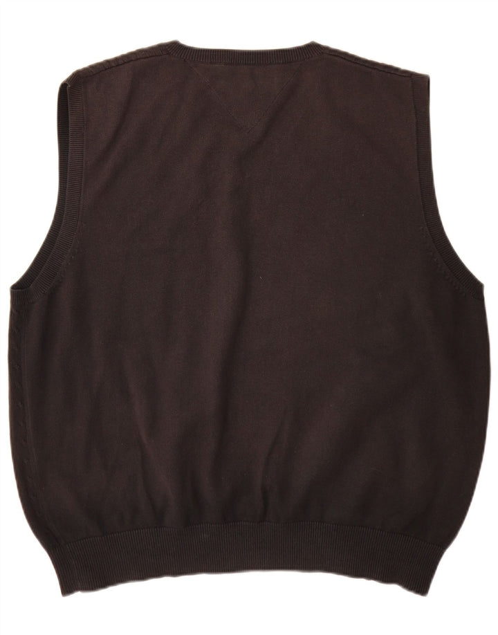 Ανδρικό γιλέκο Tommy Hilfiger Tank Top Large μαύρο βαμβακερό