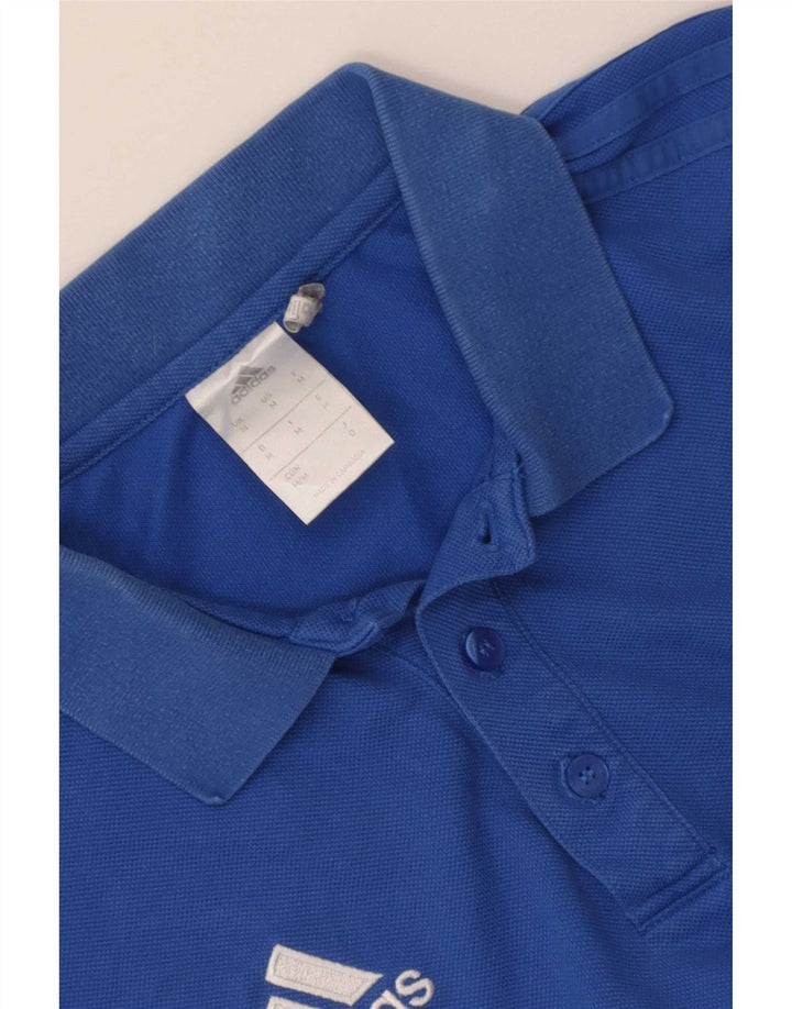 Ανδρικό πουκάμισο Adidas Climalite Polo Medium Blue