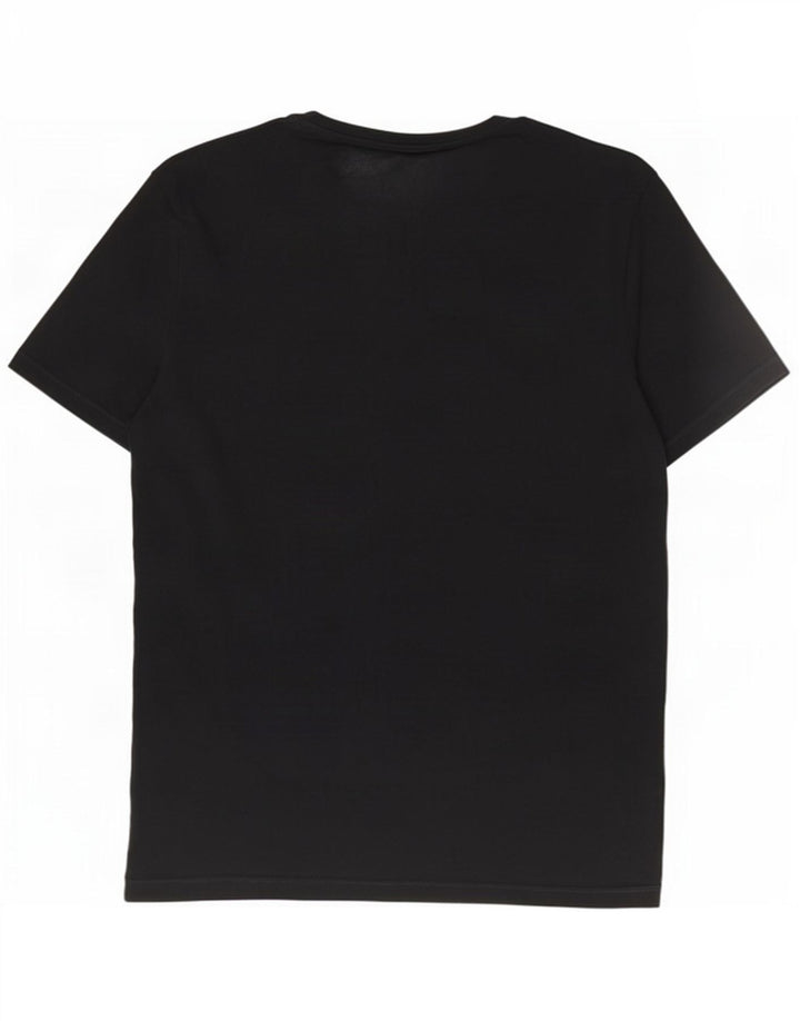 Ανδρικό T-Shirt Cos Regular Top μεγάλο μαύρο βαμβακερό