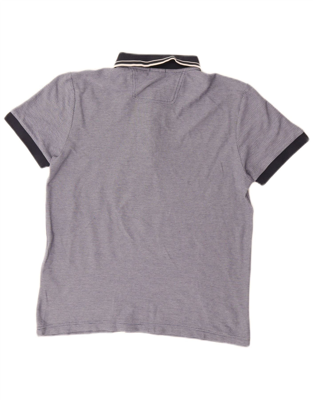 Ανδρικό μπλουζάκι πόλο Hugo Boss με κανονική εφαρμογή, βαμβακερό μεσαίο μπλε ρίγες