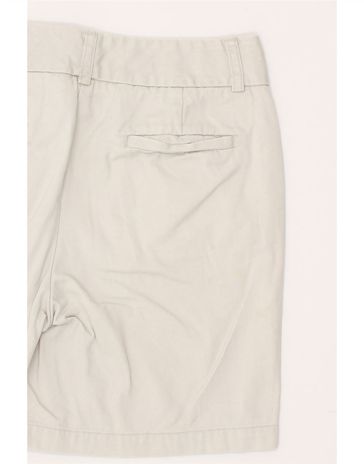 J. CREW Womens Chino Shorts US 8 Medium W28 Grey Cotton Vintage J. Crew and Second-Hand J. Crew from Messina Hembry 