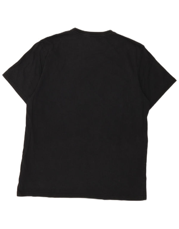 Ανδρικό γραφικό T-Shirt Converse Top XL Μαύρο βαμβακερό