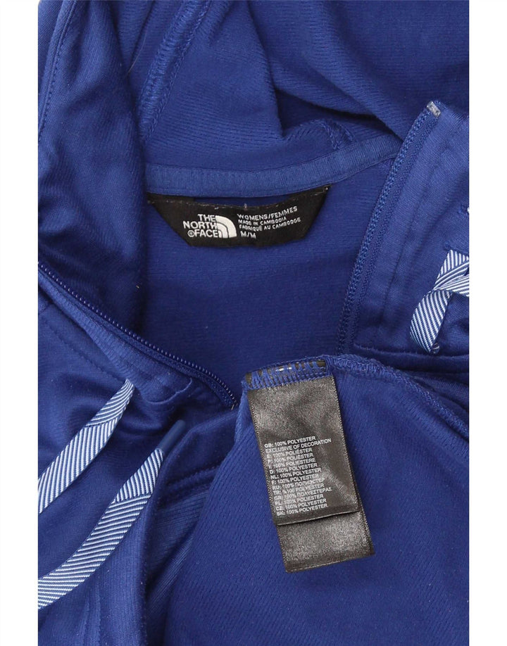 The North Face γυναικείο πουλόβερ με κουκούλα με φερμουάρ UK 12 Medium Blue Polyester