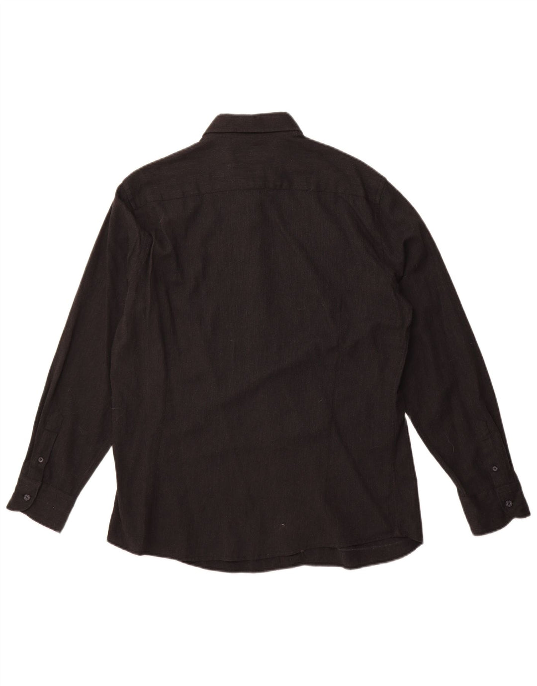 Ανδρικό πουκάμισο Massimo Dutti, μεγάλο μαύρο βαμβακερό