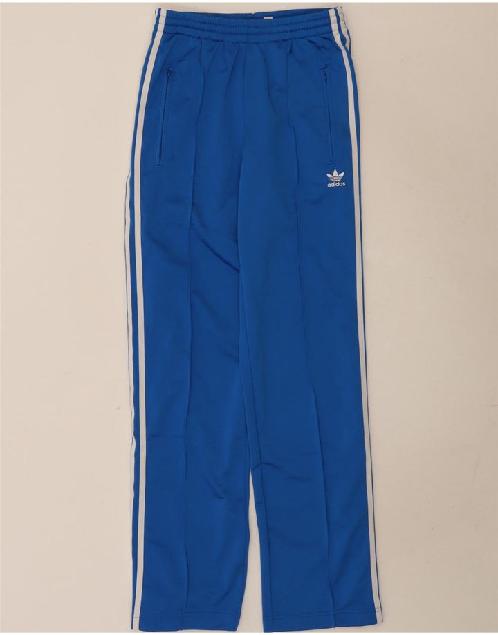Γυναικεία αθλητική φόρμα Adidas Παντελόνι UK 8 Small Blue Polyester