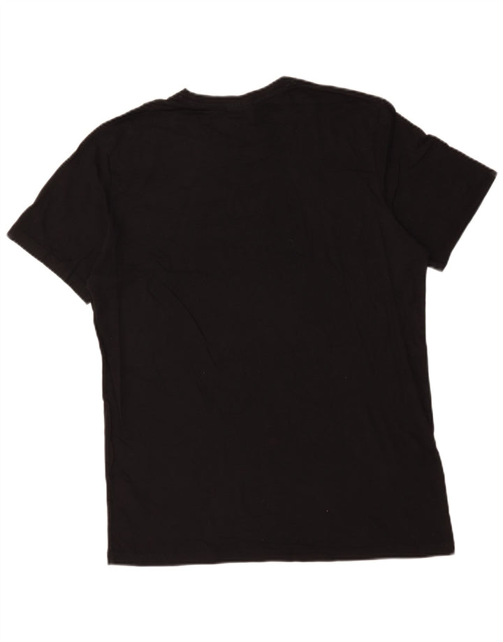 Ανδρικό T-Shirt Hugo Boss Top μεγάλο μαύρο βαμβακερό