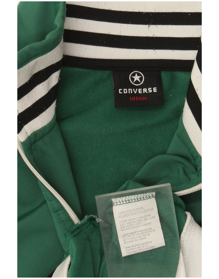 Γυναικεία αθλητική φόρμα Converse Top Jacket UK 14 Medium Green Colourblock