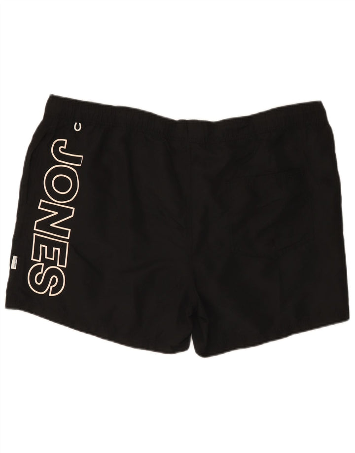 Jack & Jones Ανδρικό γραφικό σορτς κολύμβησης 2XL μαύρο πολυεστέρα