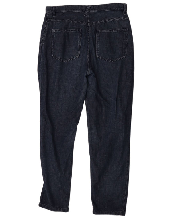 Γυναικείο Toast Pegged Tapered Jeans UK 12 Medium W30 L29 Navy Blue Cotton