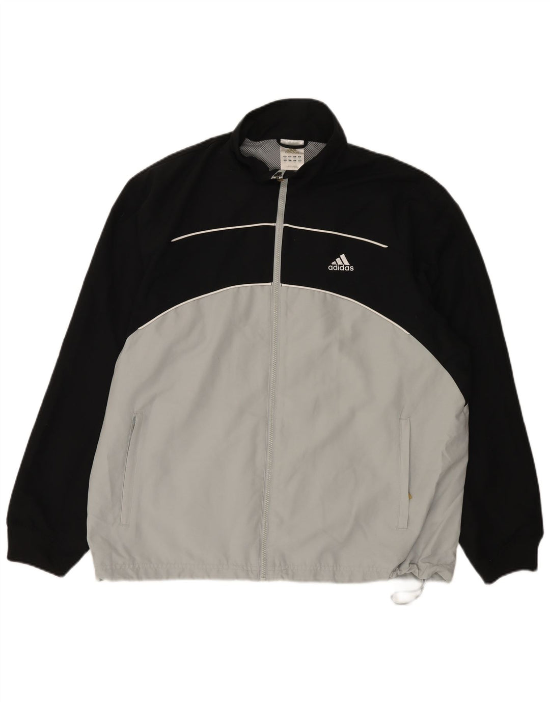 Adidas Ανδρικό μπουφάν βροχής UK 44/46 μεγάλο λευκό χρώμα πολυεστέρα