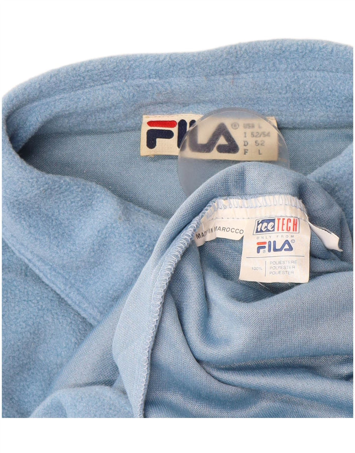 FILA Ανδρικό πουκάμισο Fleece IT 52/54 Large Blue Polyester