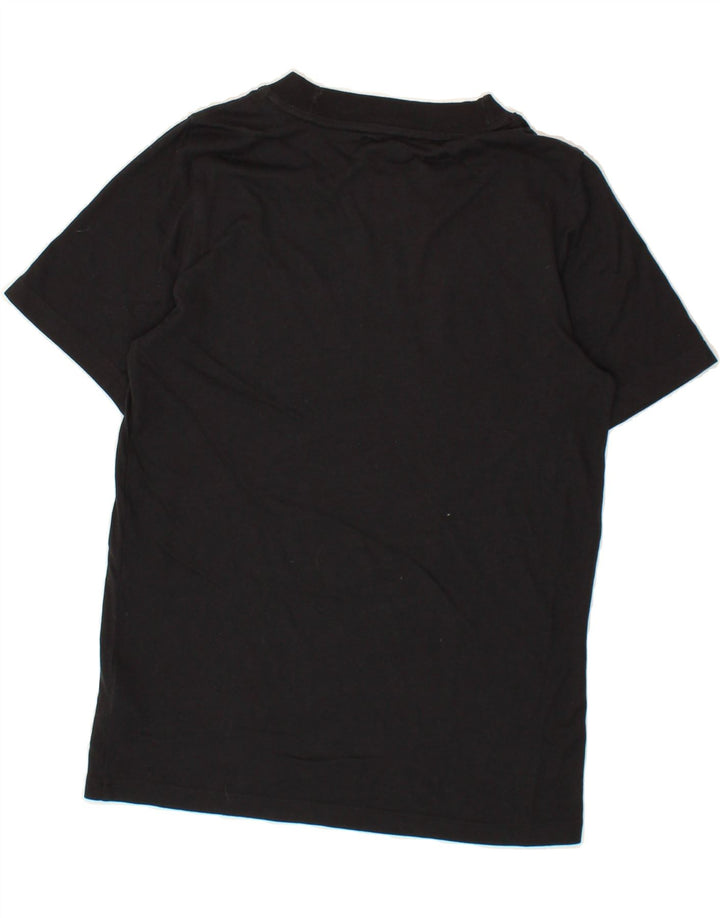 REEBOK Mens Graphic T-Shirt Top Small Black Cotton Vintage Reebok and Second-Hand Reebok from Messina Hembry 