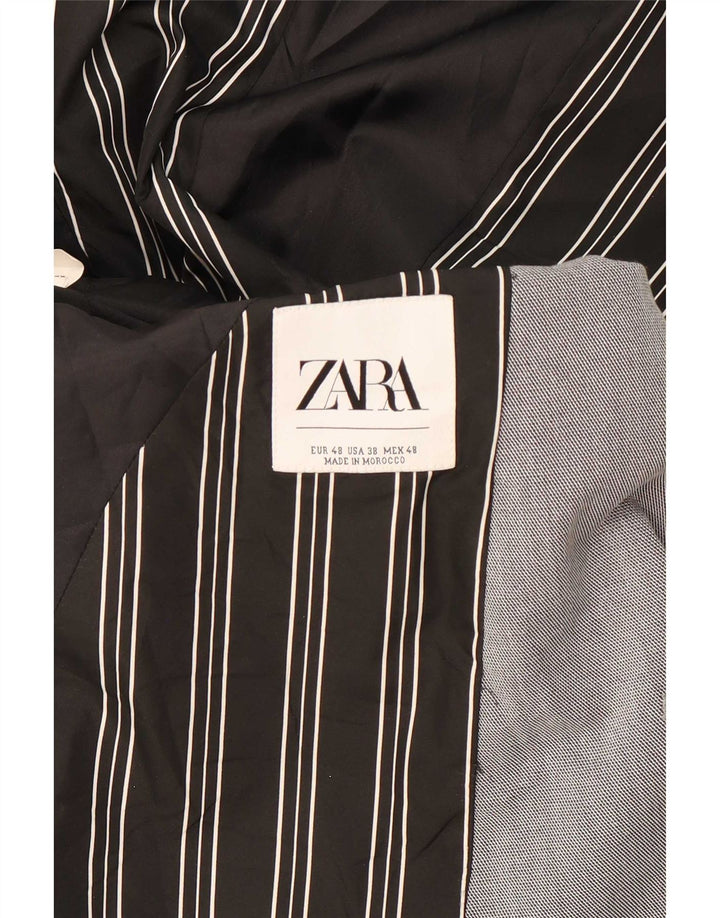 Zara Ανδρικό σακάκι μπλέιζερ με 2 κουμπιά EU 48 Medium Grey Colourblock