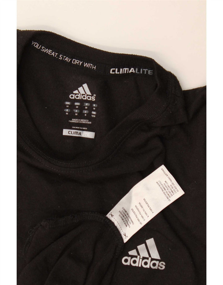 Ανδρικό T-Shirt Climalite Adidas Top Medium Black Polyester