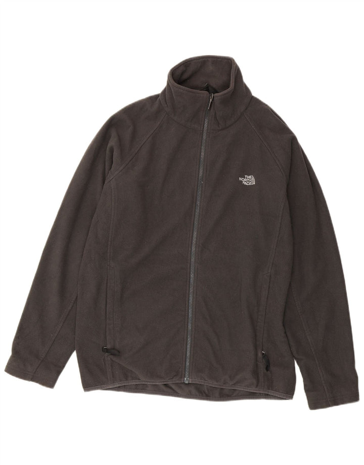 The North Face Mens Liner Fleece Jacket UK 38 Medium Grey Polyester