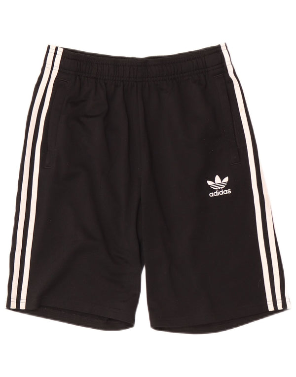 Adidas Boys Sport σορτς 13-14 ετών μαύρο πολυεστέρα