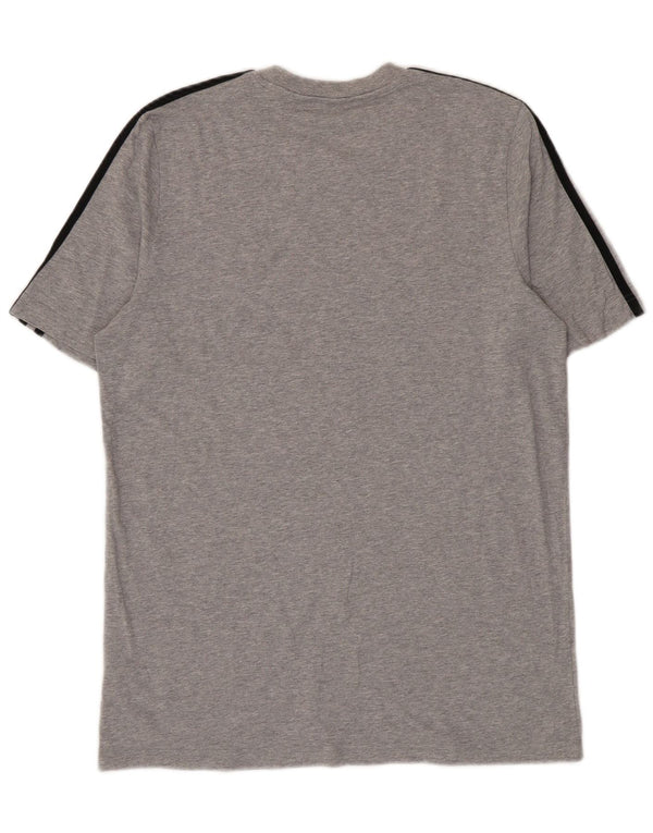 Ανδρικό T-Shirt Adidas Top Μεγάλο γκρι βαμβακερό