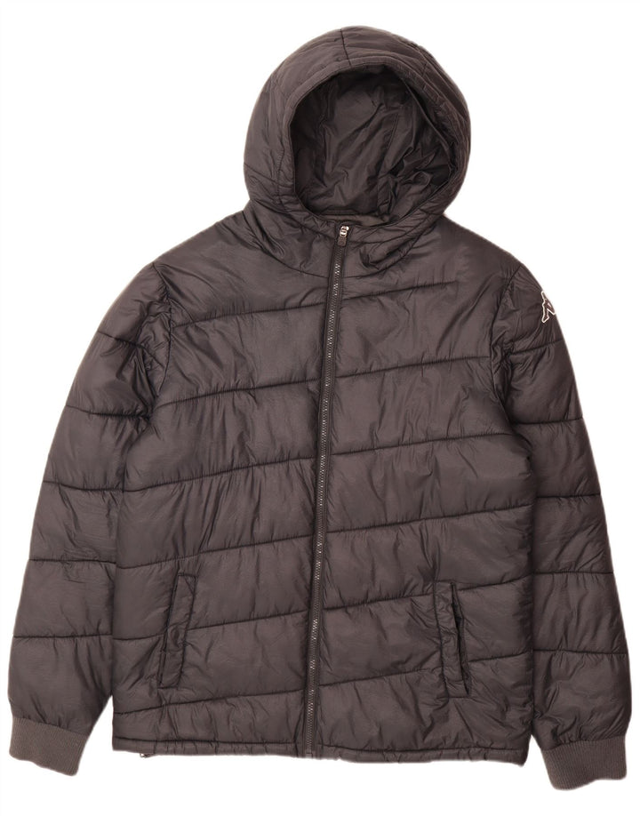 Kappa Ανδρικό μπουφάν με κουκούλα UK 40 Large Grey