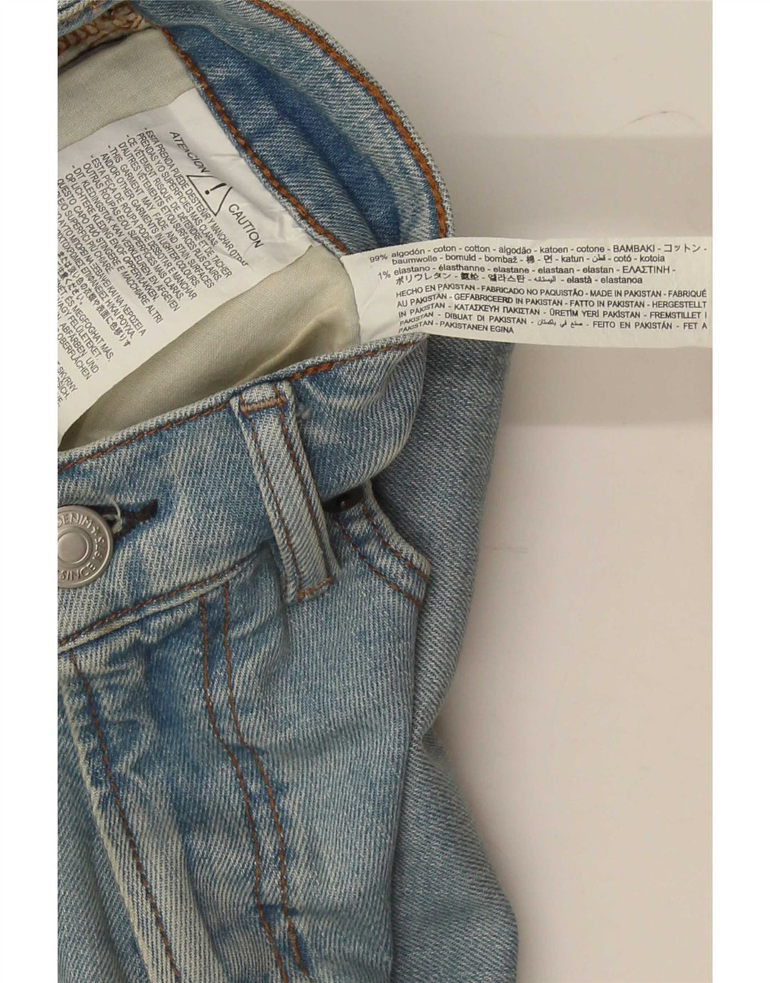 Zara Ανδρικό τζιν ίσιο EU 40 Medium W31 L31 Μπλε βαμβακερό
