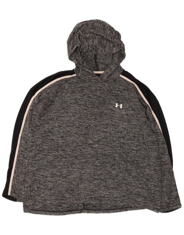 UNDER ARMOR Γυναικείο Heat Gear Oversized Hoodie Jumper UK 18 XL Grey