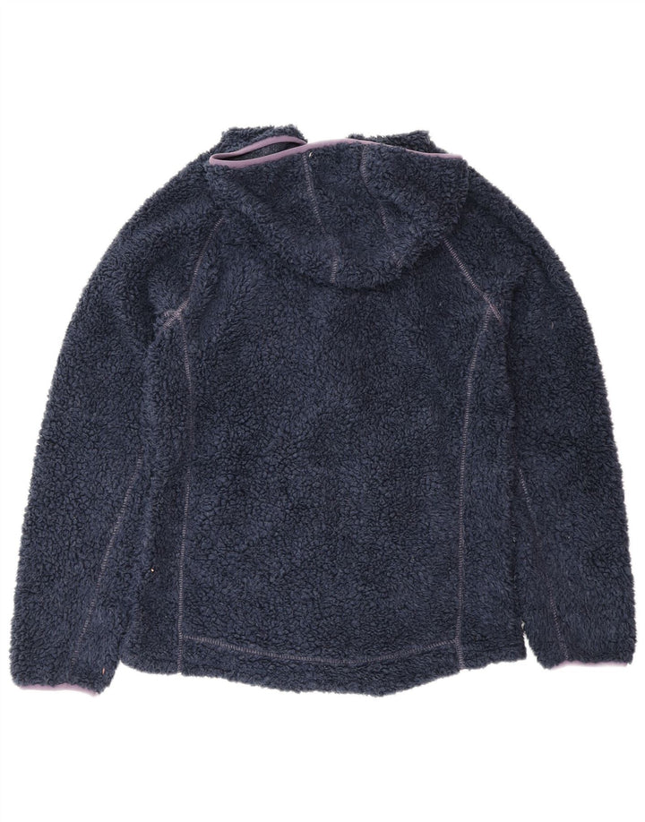 Weird Fish Γυναικείο Fleece Jacket UK 12 Medium Navy Blue Polyester