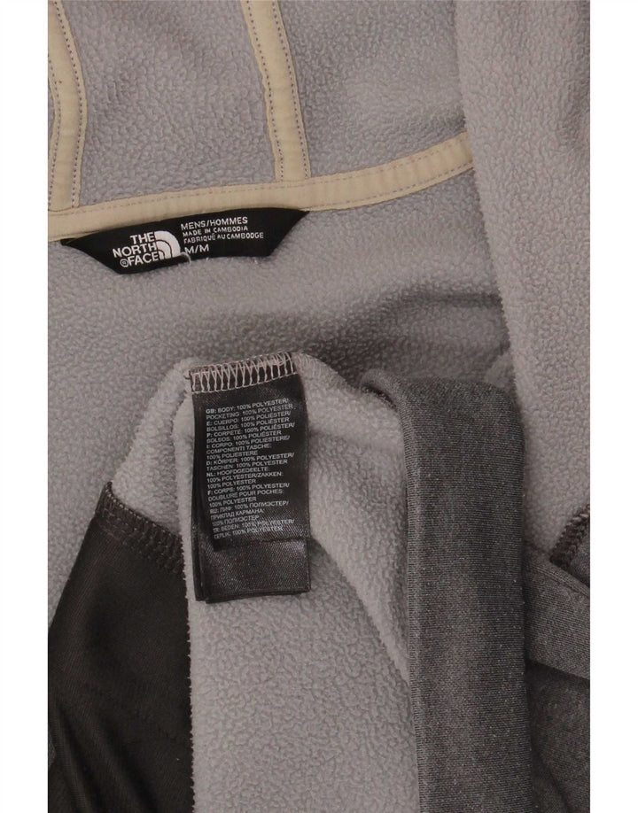 Ανδρικό πουλόβερ με κουκούλα με φερμουάρ North Face Medium Grey Polyester