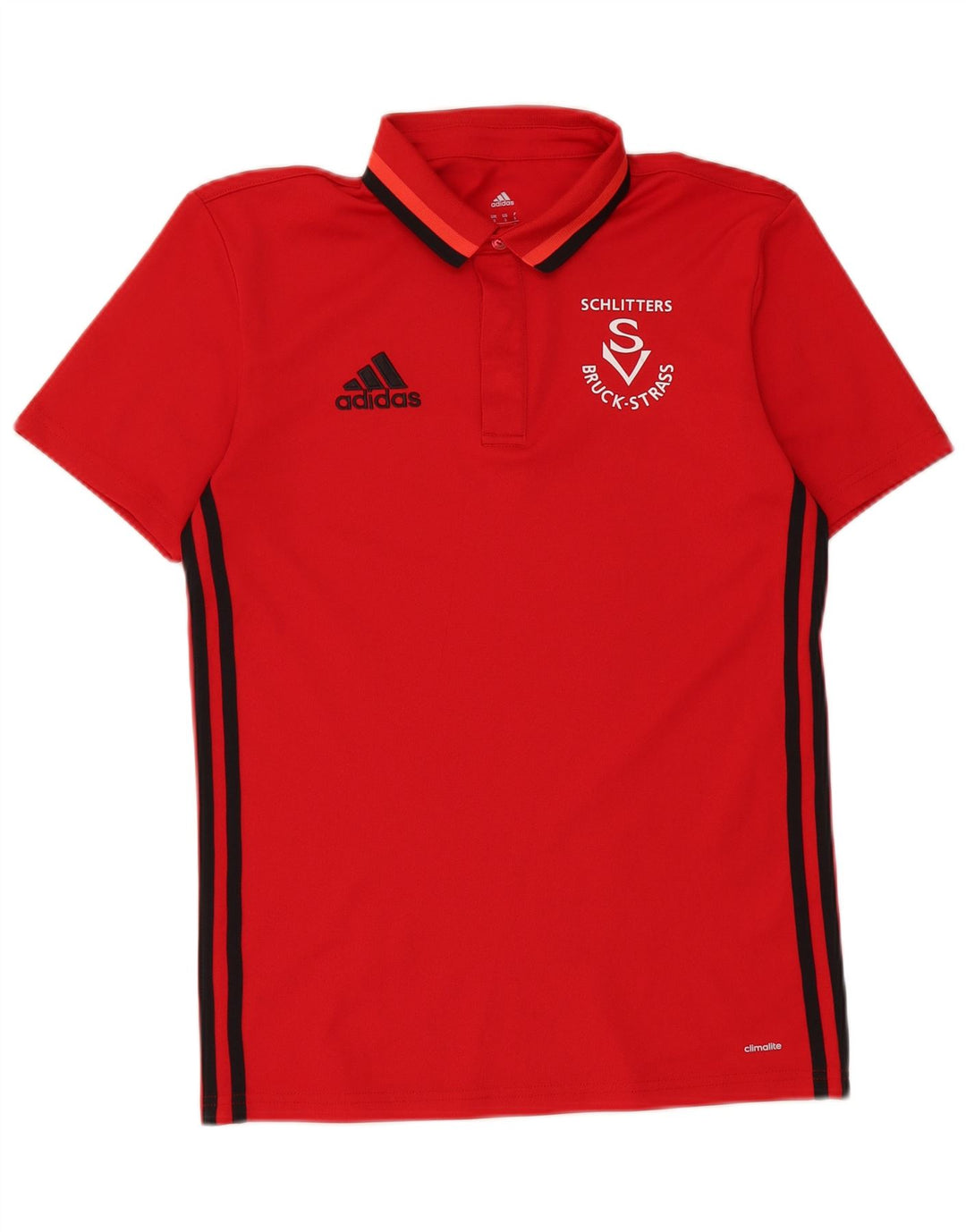 Ανδρικό πουκάμισο Adidas Climalite Graphic Polo Small Red