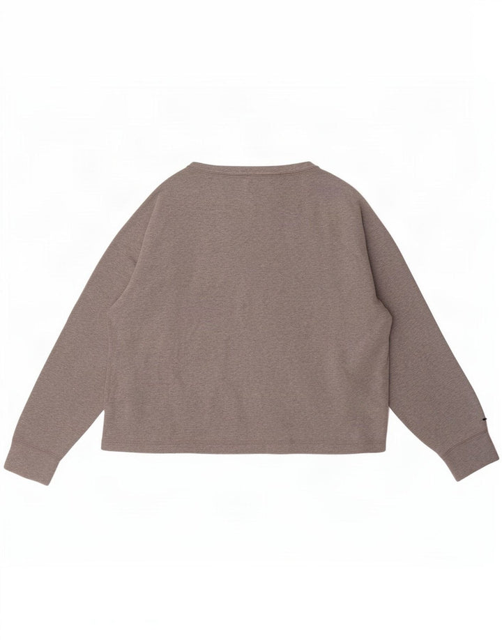 Champion Γυναικεία φούτερ Crop Jumper UK 16 Large Grey Cotton