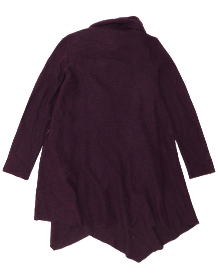 Φάση οκτώ Γυναικείο Longline Oversized Ζακέτα πουλόβερ UK 10 Small Purple