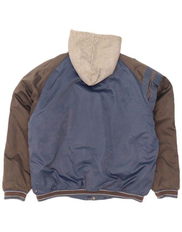 Ανδρική φόρμα γραφικής φόρμας Fila Top Jacket Large Navy Blue Colourblock