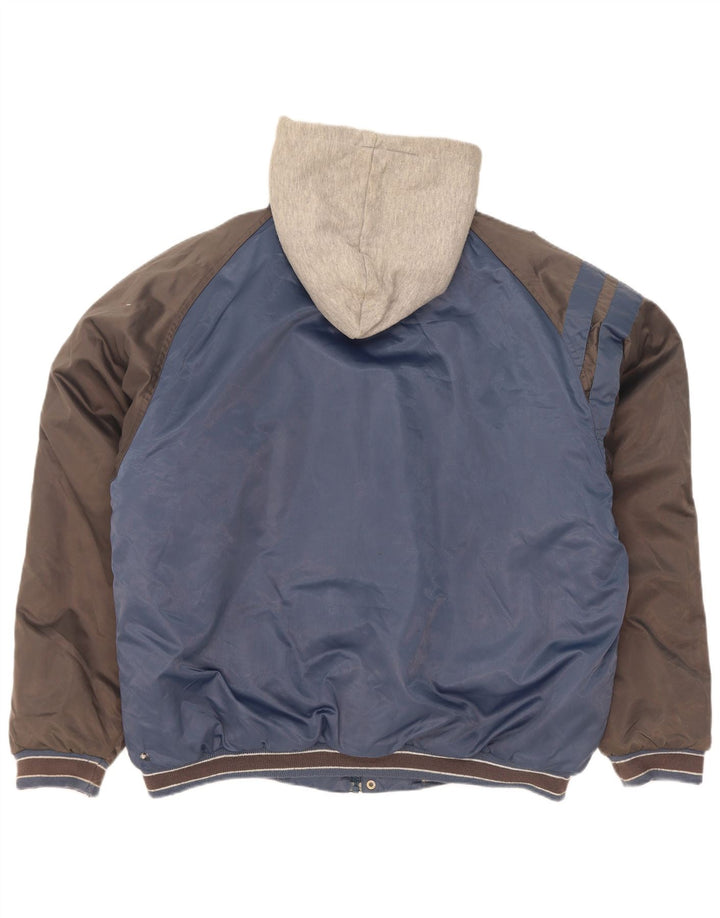 Ανδρική φόρμα γραφικής φόρμας Fila Top Jacket Large Navy Blue Colourblock
