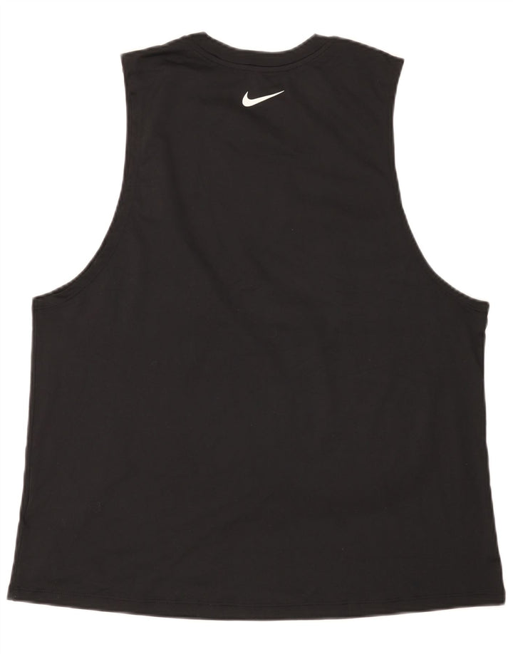 Γραφικό γιλέκο Nike Mens Dri Fit, μεγάλο μαύρο πολυεστέρα