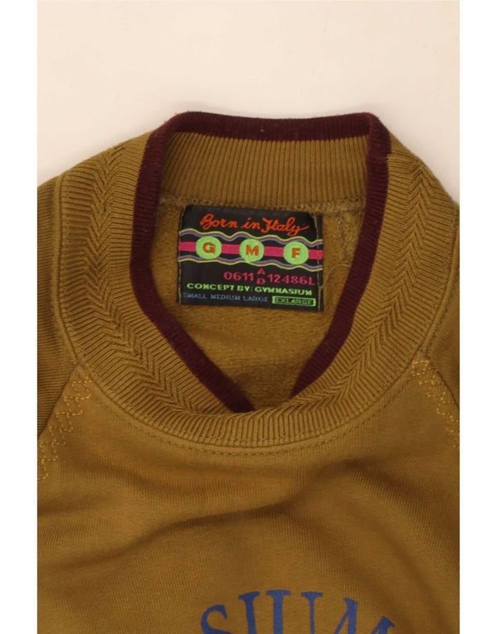 Vintage ανδρικό γραφικό φούτερ Jumper XL Khaki