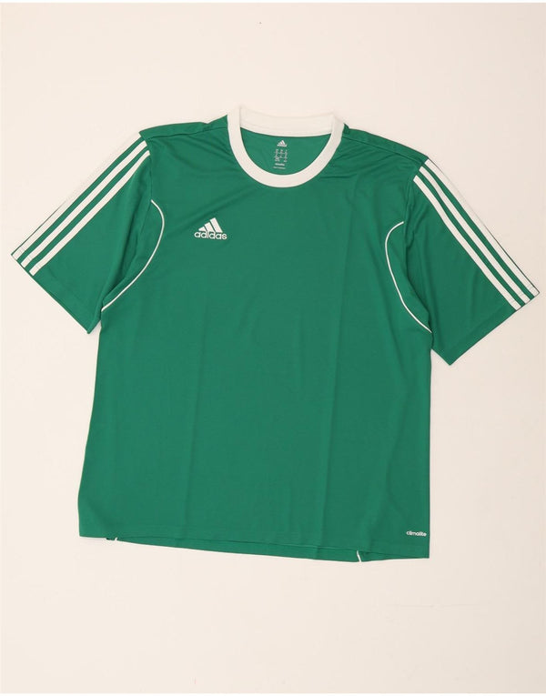 Ανδρικό T-Shirt Climalite Adidas Top XL Green Polyester