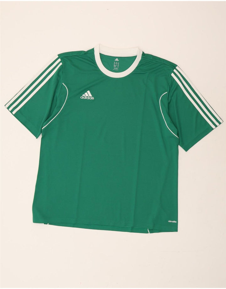Ανδρικό T-Shirt Climalite Adidas Top XL Green Polyester