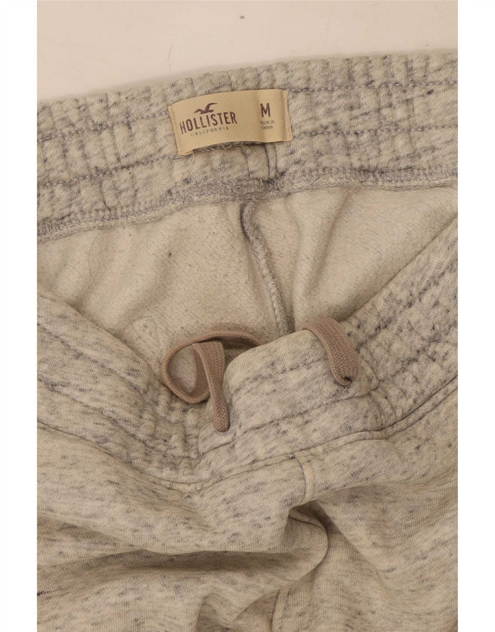 Ανδρική φόρμα φόρμας Hollister, γραφική, βαμβακερή μεσαία γκρι