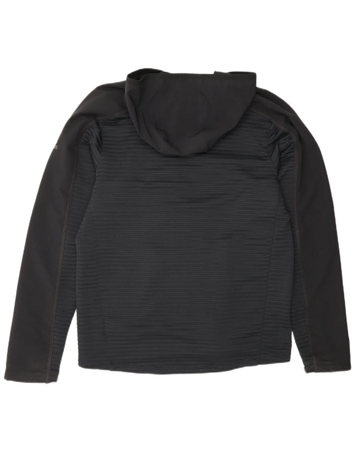 Adidas Ανδρική αθλητική φόρμα με κουκούλα Top Jacket Μαύρο Πολυεστέρας