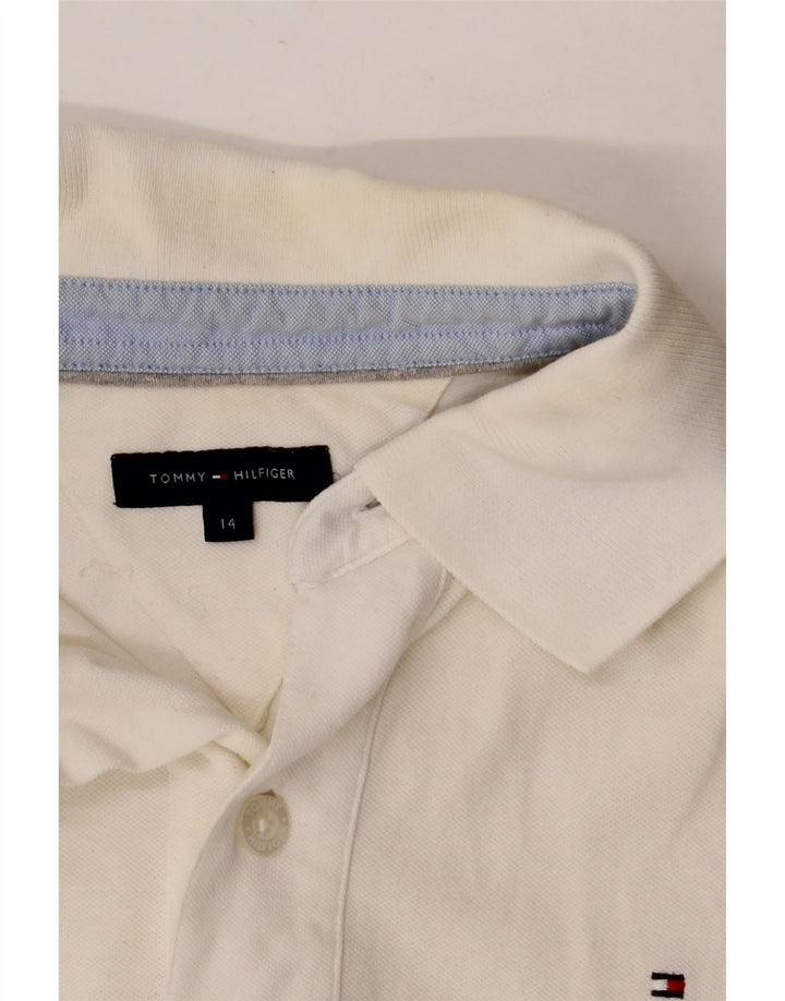 TOMMY HILFIGER Πόλο για αγόρια 13-14 ετών Λευκό
