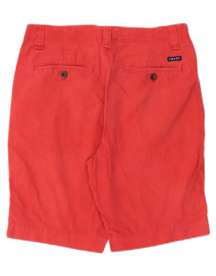 CHAPS Ανδρικό σορτς Chino W30 Μεσαίο κόκκινο βαμβακερό