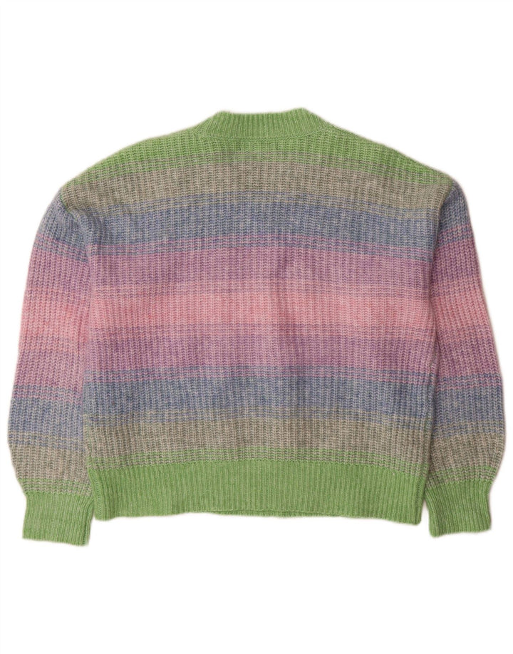 Marks & Spencer Γυναικείο πουλόβερ με λαιμόκοψη UK 14 Medium πολύχρωμο