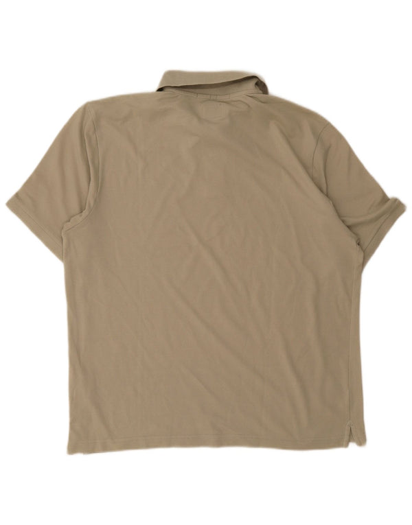 Champion Mens Easy Fit Polo Shirt XL Χακί βαμβακερό