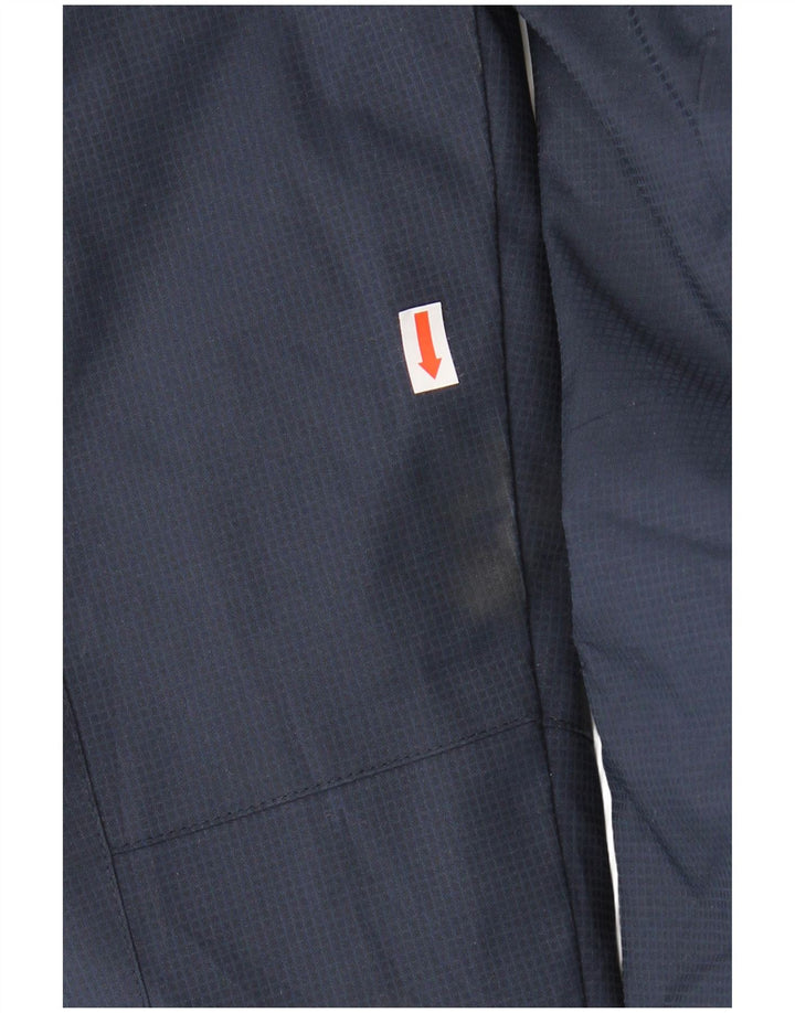 Ανδρικό μπουφάν Izod Windbreaker UK 40 Large Navy Blue Check Polyester